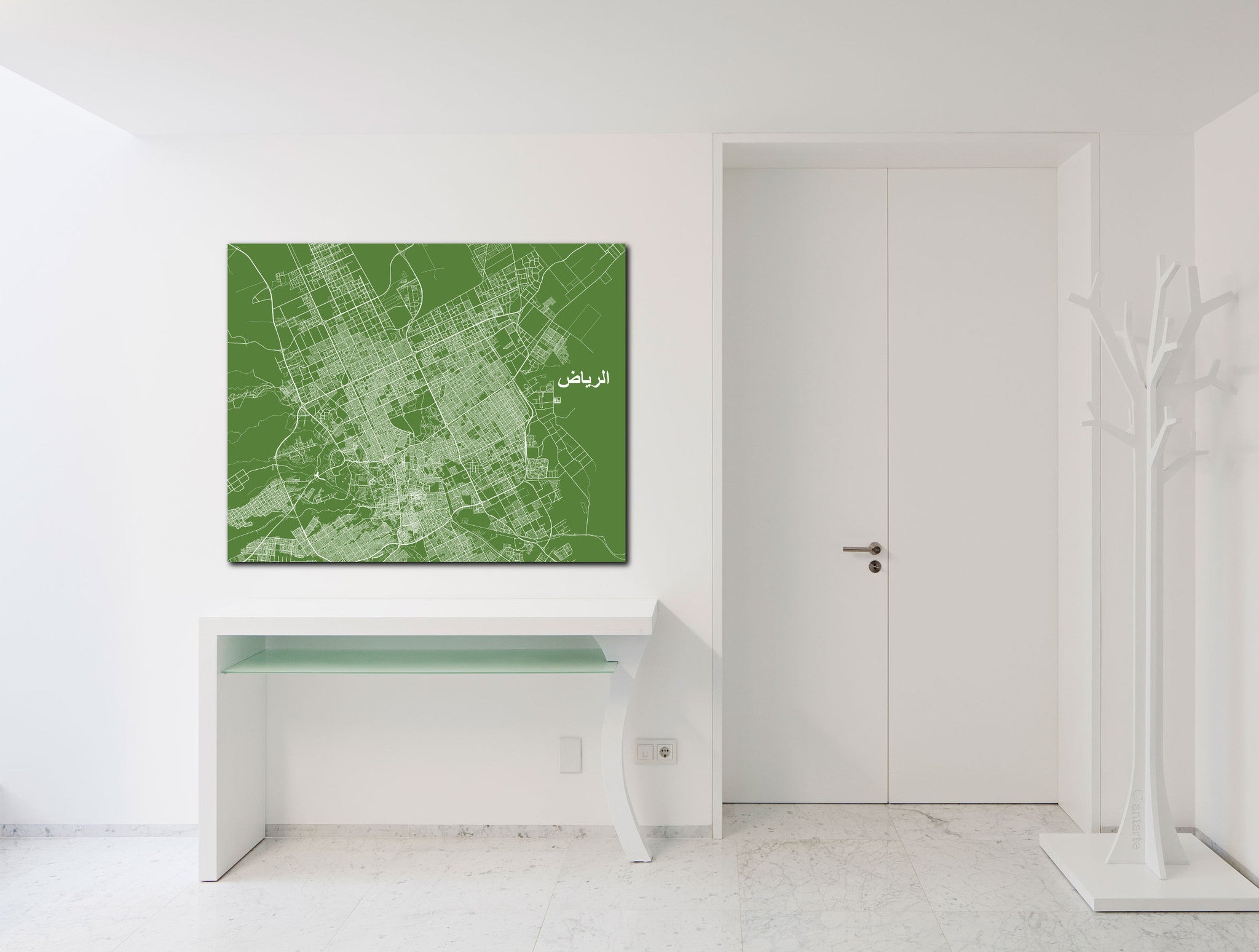 Riyadh City Street Map Print Modern Art Poster Home Decor - OnTrendAndFab