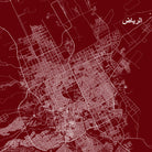 Riyadh City Street Map Print Modern Art Poster Home Decor - OnTrendAndFab