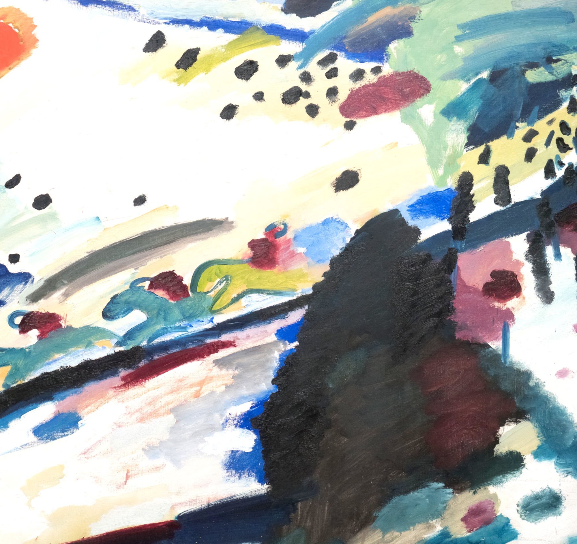 Wassily Kandinsky Fine Art Print, Abstract Landscape