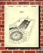 Roulette Wheel Patent Poster Gambling Art Casino Print - OnTrendAndFab