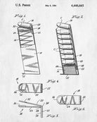Ruger Magazine Cartridge Blueprint Gun Patent Print Firearm Poster - OnTrendAndFab