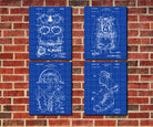 Safety Equipment Patent Prints Set 4 Safety Posters