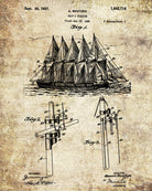 Sail Rigging Nautical poster Sail Boat Print