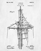 Sail Rigging Patent Nautical Art Poster Sailing Boat Print