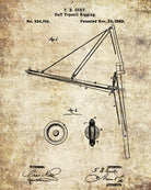 Sail Rigging Patent Nautical Poster Sailing Boat Art Print