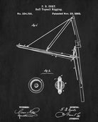Sail Rigging Patent Nautical Poster Sailing Boat Art Print