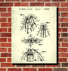 Nautical Poster Sail Rigging Patent Sailing Boat Art Print