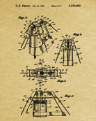 Nautical Poster Sail Rigging Patent Sailing Boat Art Print