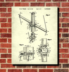 Sailing Boat Print Nautical Poster Sail Rigging Patent Art Sailing Boat Print