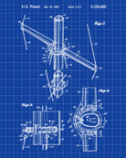 Sailing Boat Print Nautical Poster Sail Rigging Patent Art Sailing Boat Print