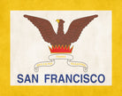 San Francisco California City Flag Print