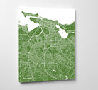 San Juan Street Map Print Feature Wall Art Poster