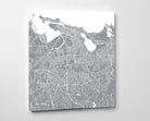 San Juan, Puerto Rico City Street Map Print Custom Wall Map