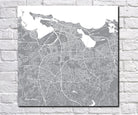 San Juan, Puerto Rico City Street Map Print Custom Wall Map