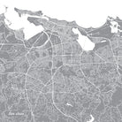 San Juan, Puerto Rico City Street Map Print Custom Wall Map