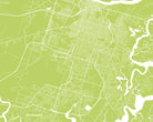 Savannah City Street Map Print Feature Wall Art Poster