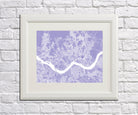Seoul, South Korea Street Map Print Feature Wall Art Poster