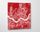 Seoul, Korea Street Map Print Custom Wall Map