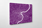 Shanghai City Street Map Print Feature Wall Art Poster