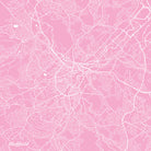 Sheffield City Street Map Print Modern Art Poster Home Decor - OnTrendAndFab