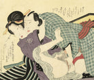 Keisai Eisen, Japanese Art Print : Shunga Couple