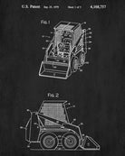 Skid loader Patent Print Building Machinery Equipment