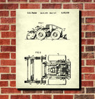 Logging Poster, Skidder Loader, Forestry Wall Art