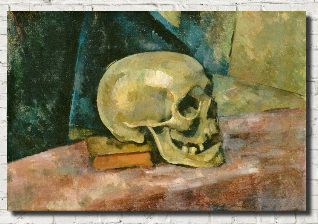 Paul Cézanne Post-Impressionist Fine Art Print, Skull