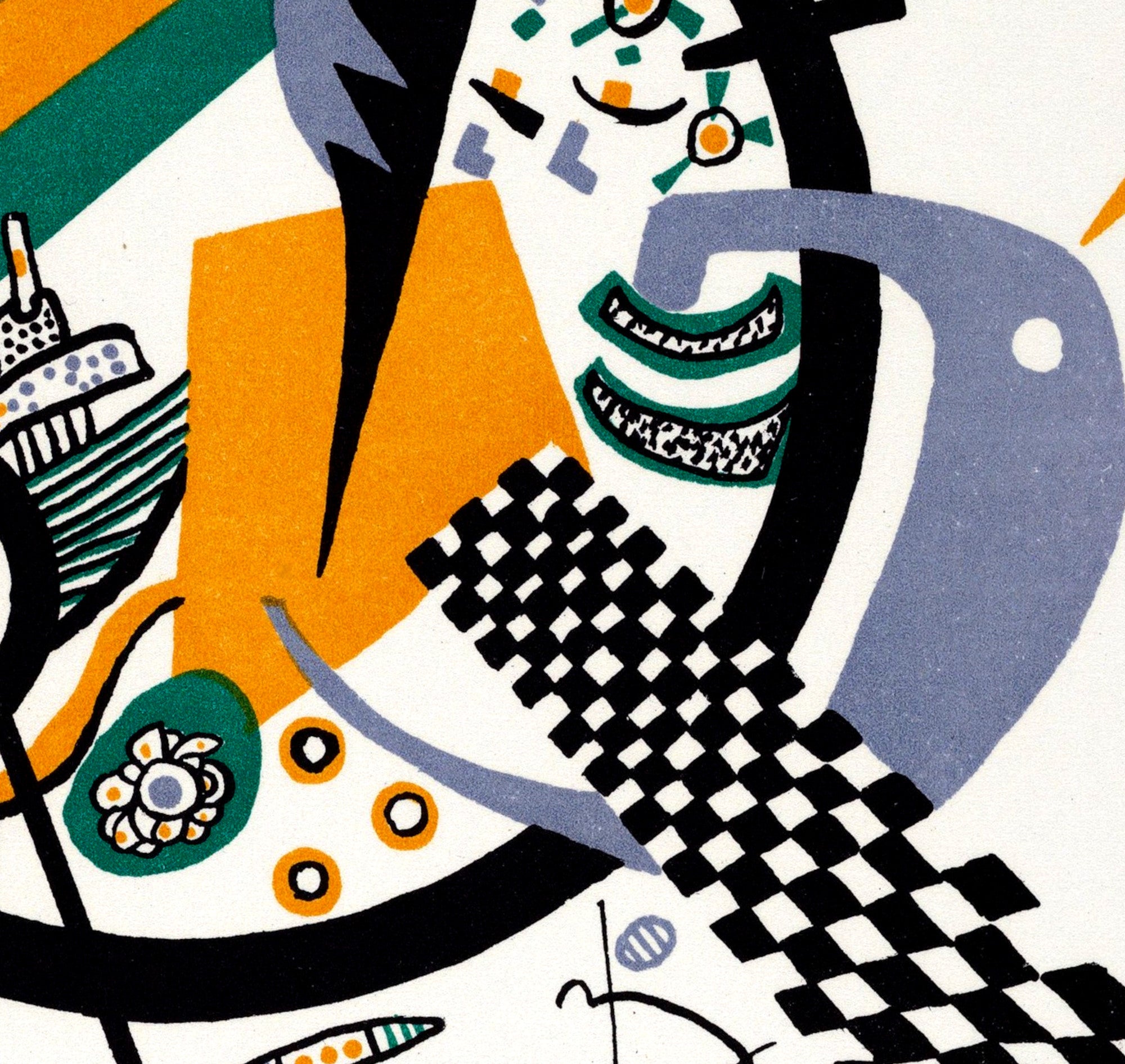 Wassily Kandinsky Abstract Fine Art Print, Small Worlds IV
