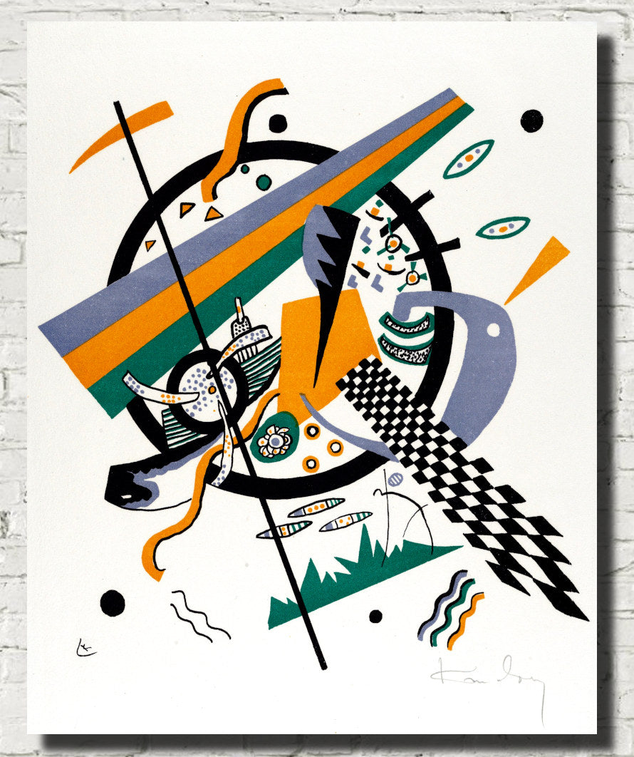 Wassily Kandinsky Abstract Fine Art Print, Small Worlds IV