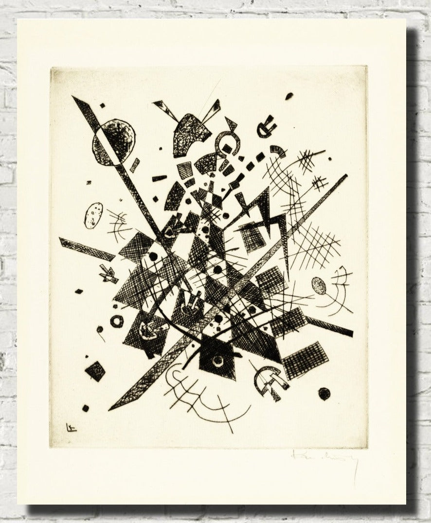 Wassily Kandinsky Abstract Fine Art Print, Small Worlds IX