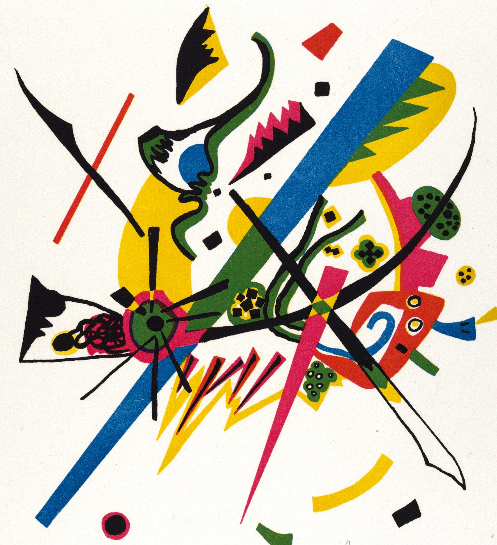 Wassily Kandinsky Abstract Fine Art Print, Small Worlds I