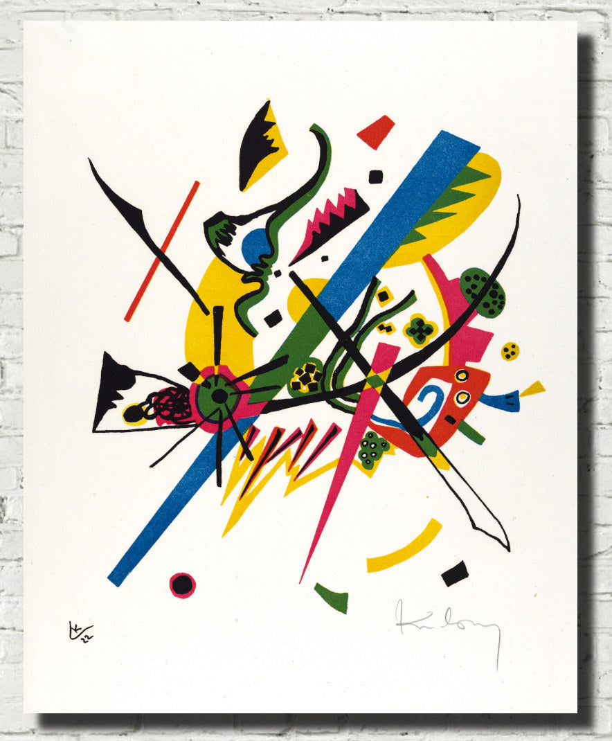 Wassily Kandinsky Abstract Fine Art Print, Small Worlds I