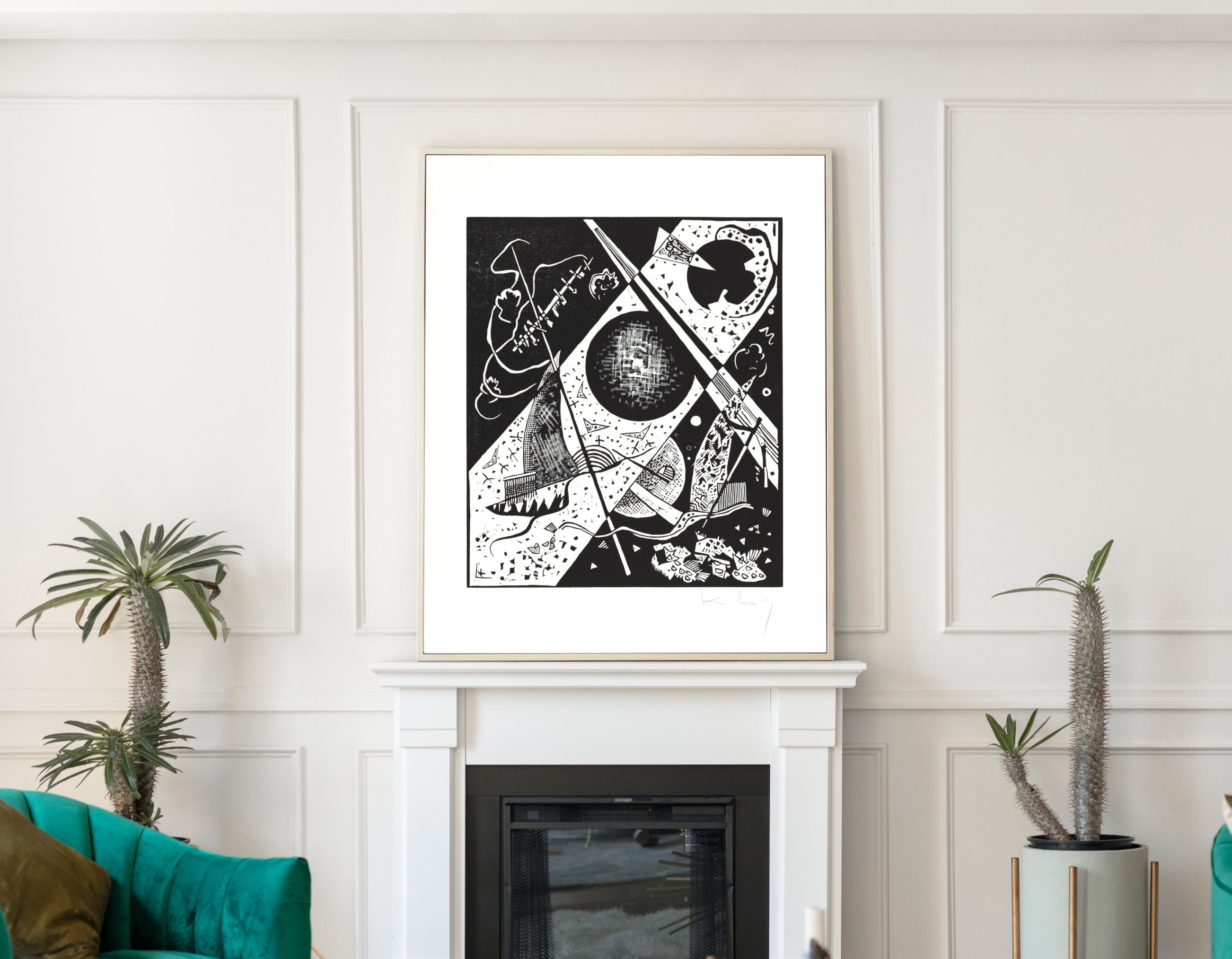 Wassily Kandinsky Abstract Fine Art Print, Small Worlds VI