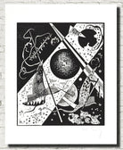 Wassily Kandinsky Abstract Fine Art Print, Small Worlds VI