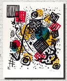 Wassily Kandinsky Abstract Fine Art Print, Small Worlds V