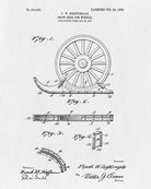 Snow Shoes Patent Print Car Blueprint Winter Sports Poster - OnTrendAndFab