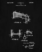 Soccer Goal Patent Print Football Blueprint Sports Poster - OnTrendAndFab