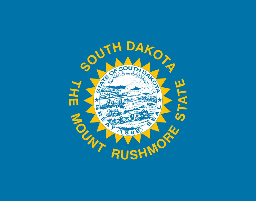 South Dakota State Flag Print