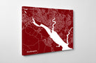 Southampton City Street Map Print Modern Art Poster