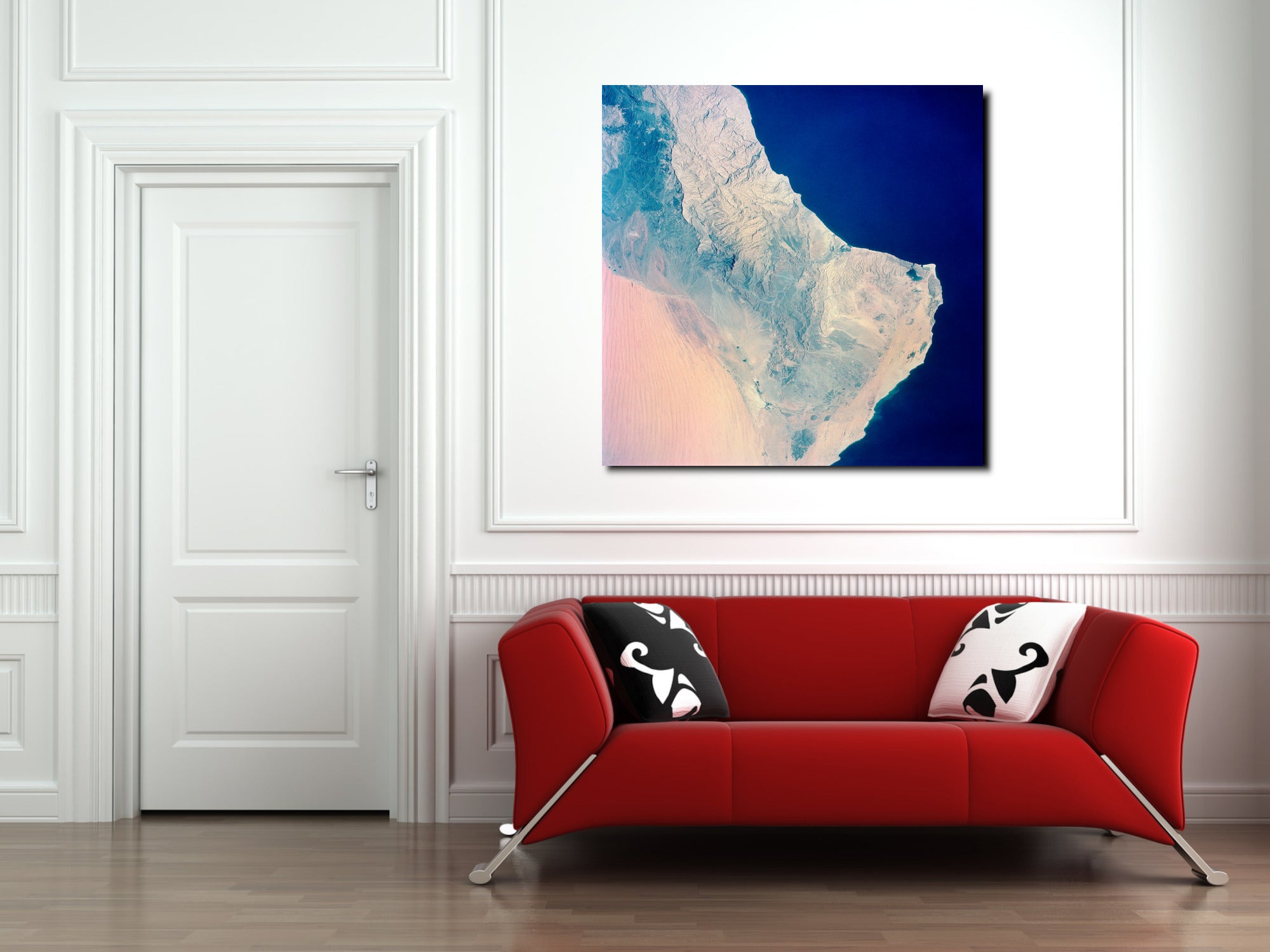 Photographic Art Print, southeastern tip of the Arabian Peninsula