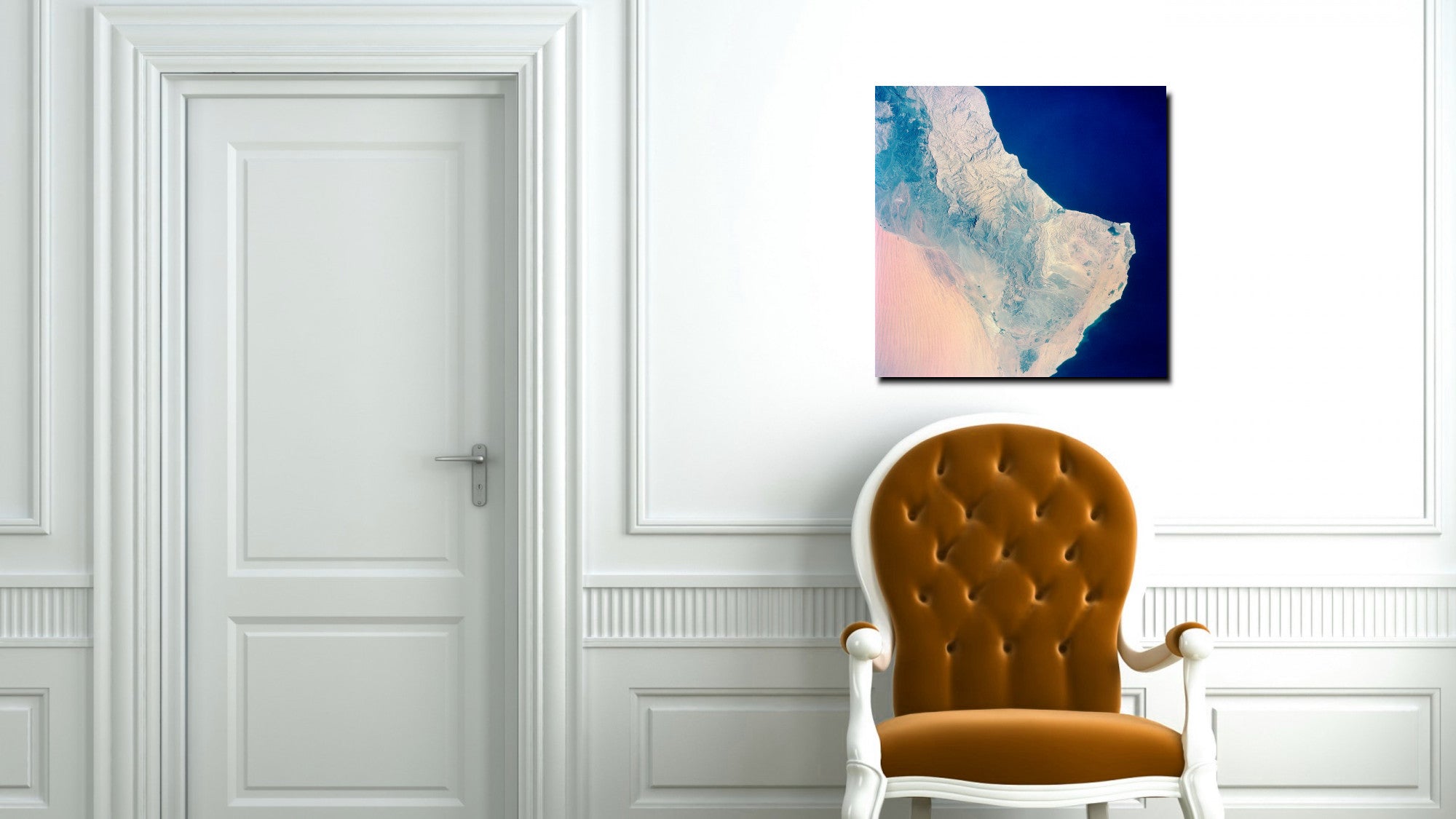 Photographic Art Print, southeastern tip of the Arabian Peninsula