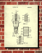 Spark Plug Patent Print Car Mechanic Wall Art Poster - OnTrendAndFab