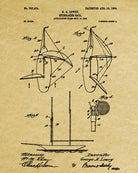 Nautical Poster Spinnaker Sail Patent Art Sailing Boat Print