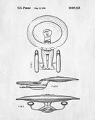 Enterprise Patent Print Star Trek Blueprint Spaceship Poster - OnTrendAndFab