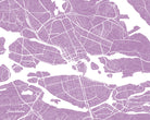 Stockholm City Street Map Print Custom Wall Map
