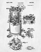 Camping Patent Print, Stove Poster, Trekking Wall Art