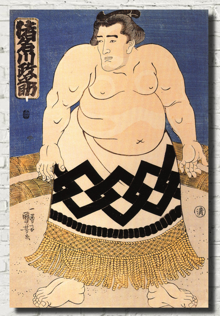 Utagawa Kuniyoshi, Japanese Fine Art Print, Sumo Wrestler