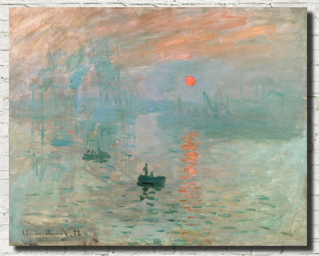 Claude Monet Fine Art Print, Sunrise