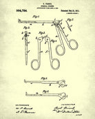 Medical Patent Poster Surgical Forceps Wall Art Print - OnTrendAndFab